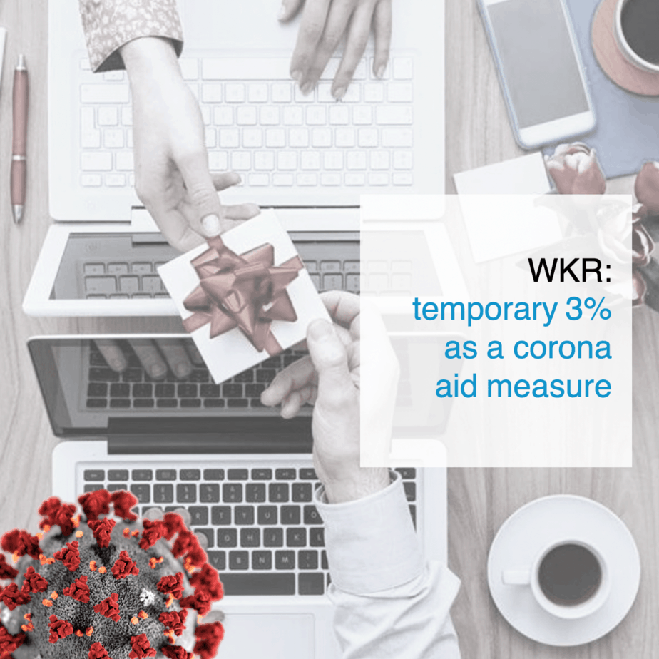 WKR: temporary 3% as a corona aid measure